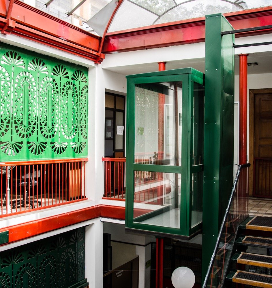 ascensor PMR alcaldía de Calarcá